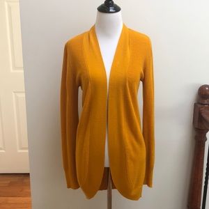 Mustard Long Cardigan